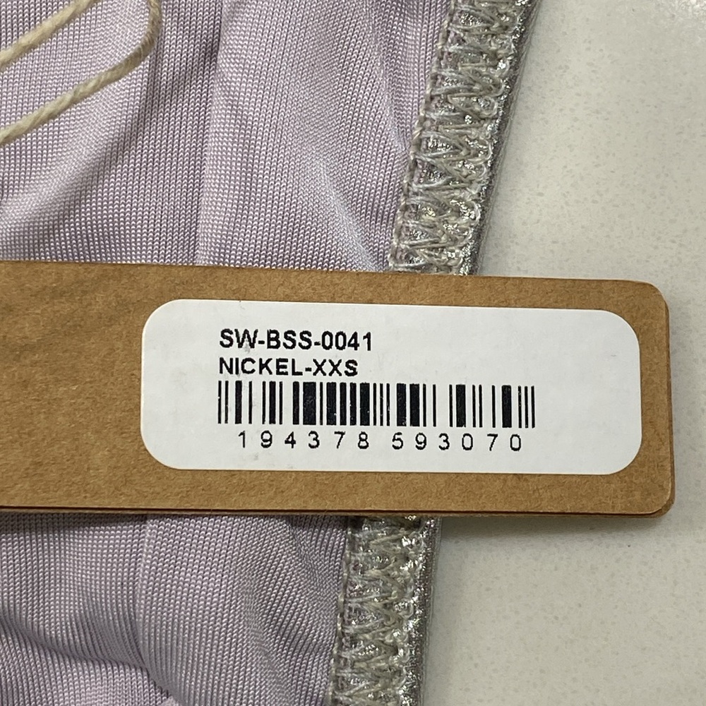Skims Metallic Swim Cycle Suit - Picture 9 of 9